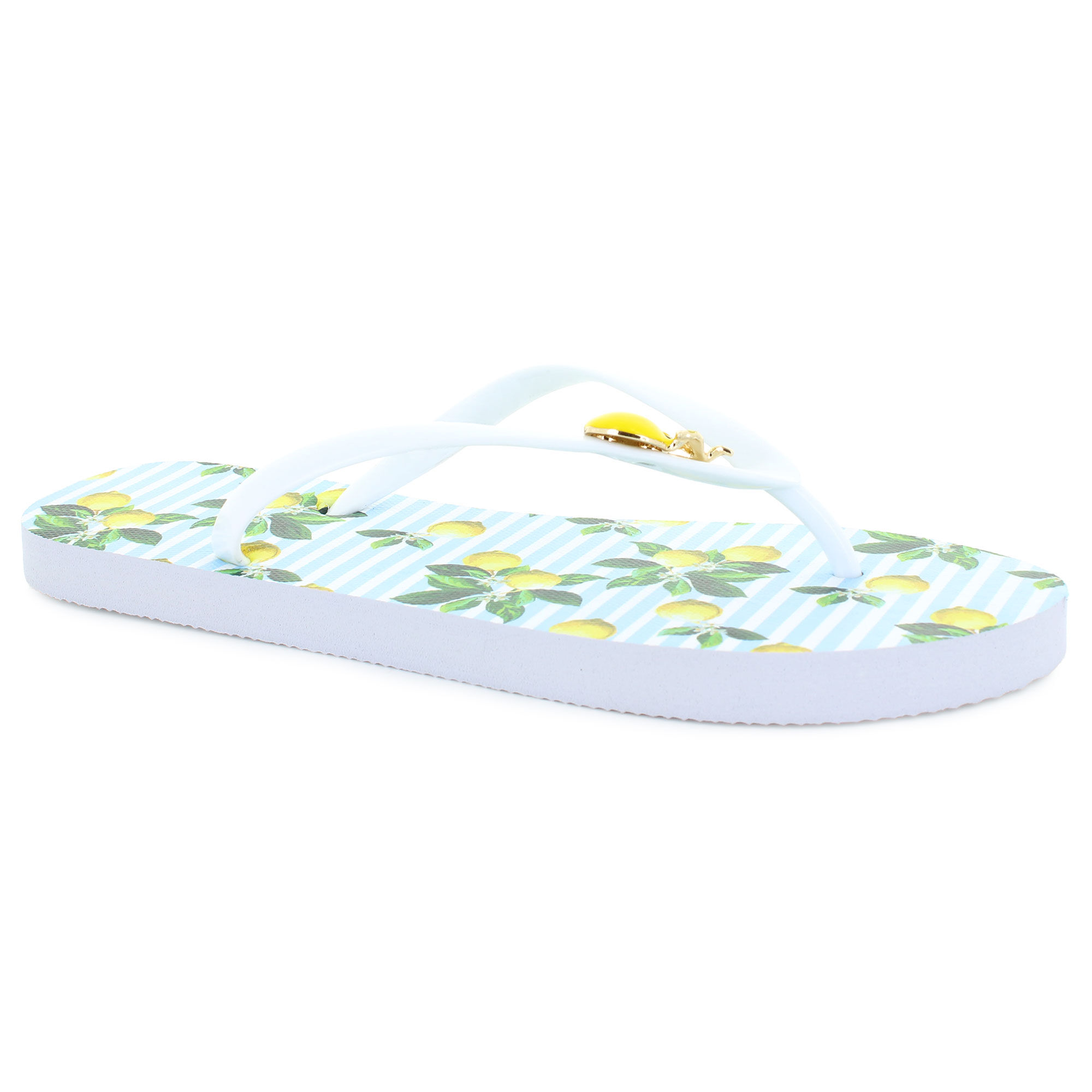 Palms Lemon Thong Flip-Flop Right Side View