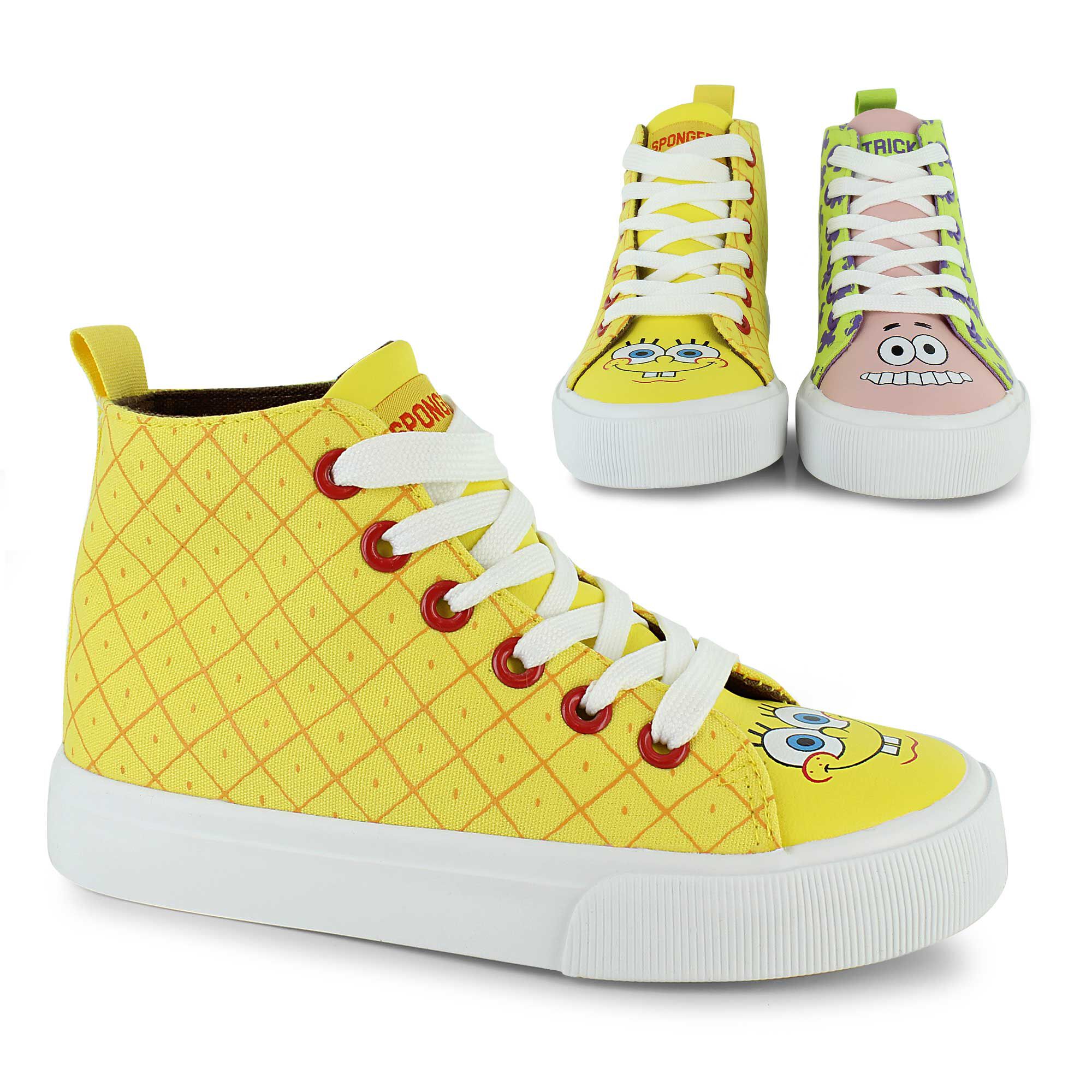 Spongebob character shoes sales