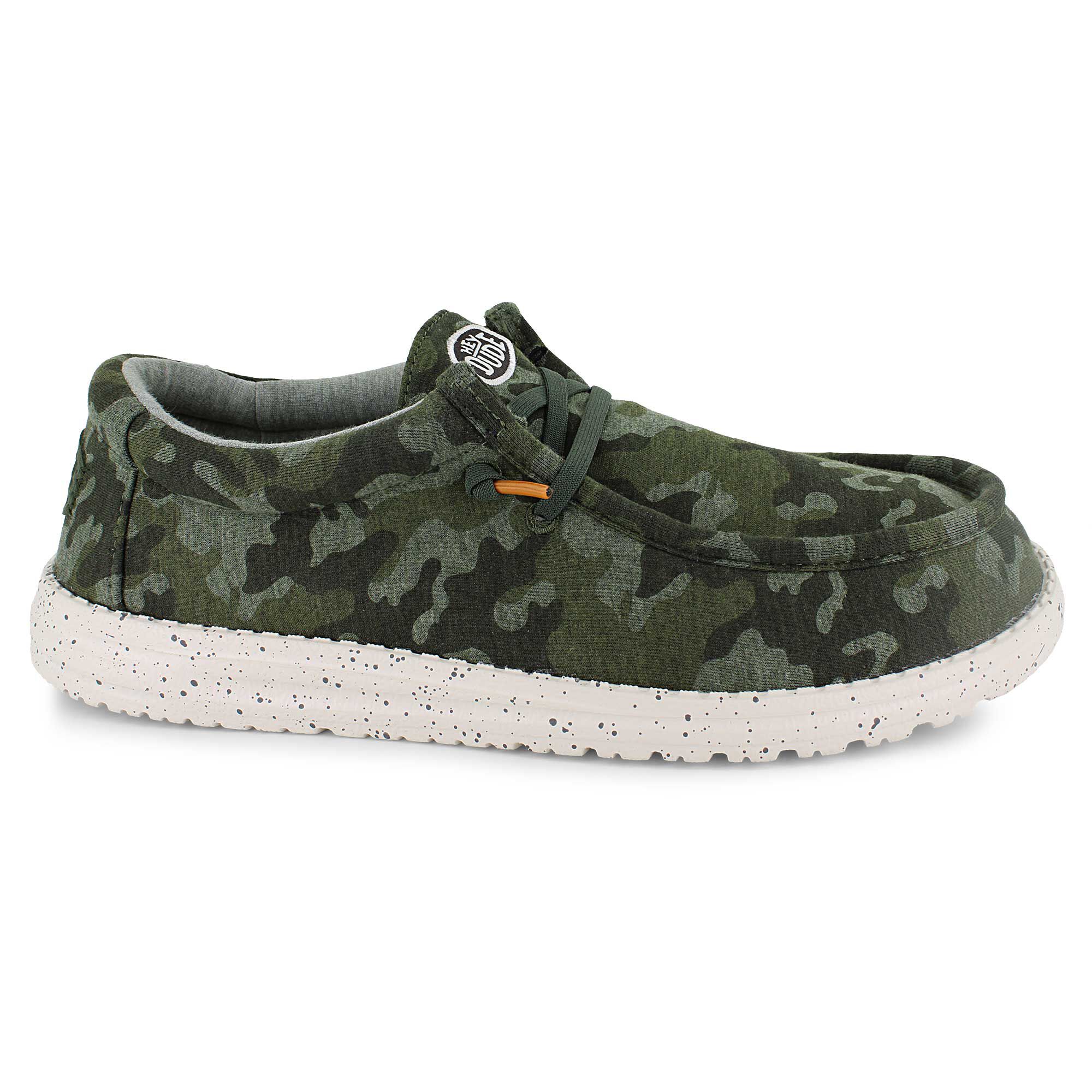 HEYDUDE Wally Stretch Jersey Camo Right Side View