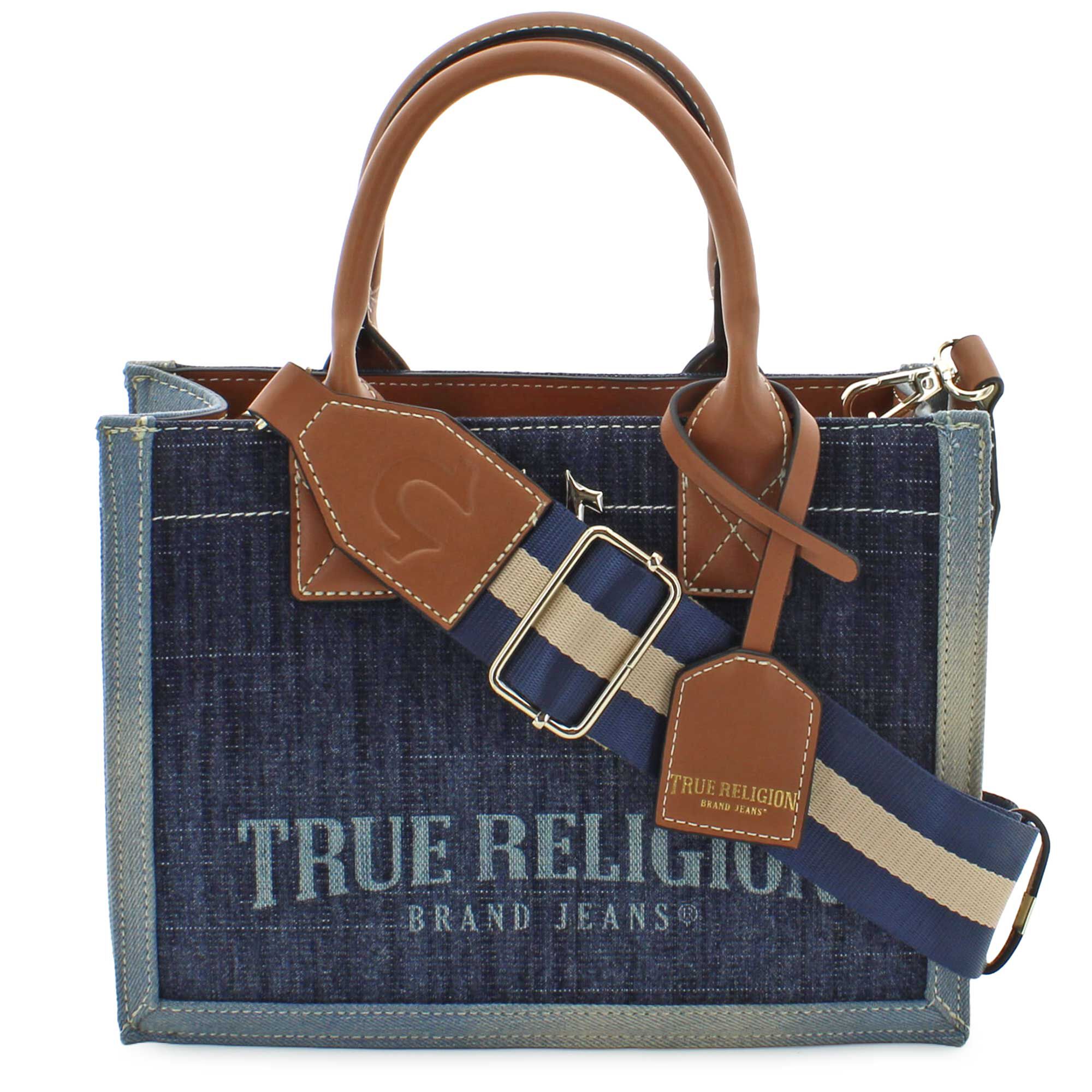 True Religion Denim Tote Front View