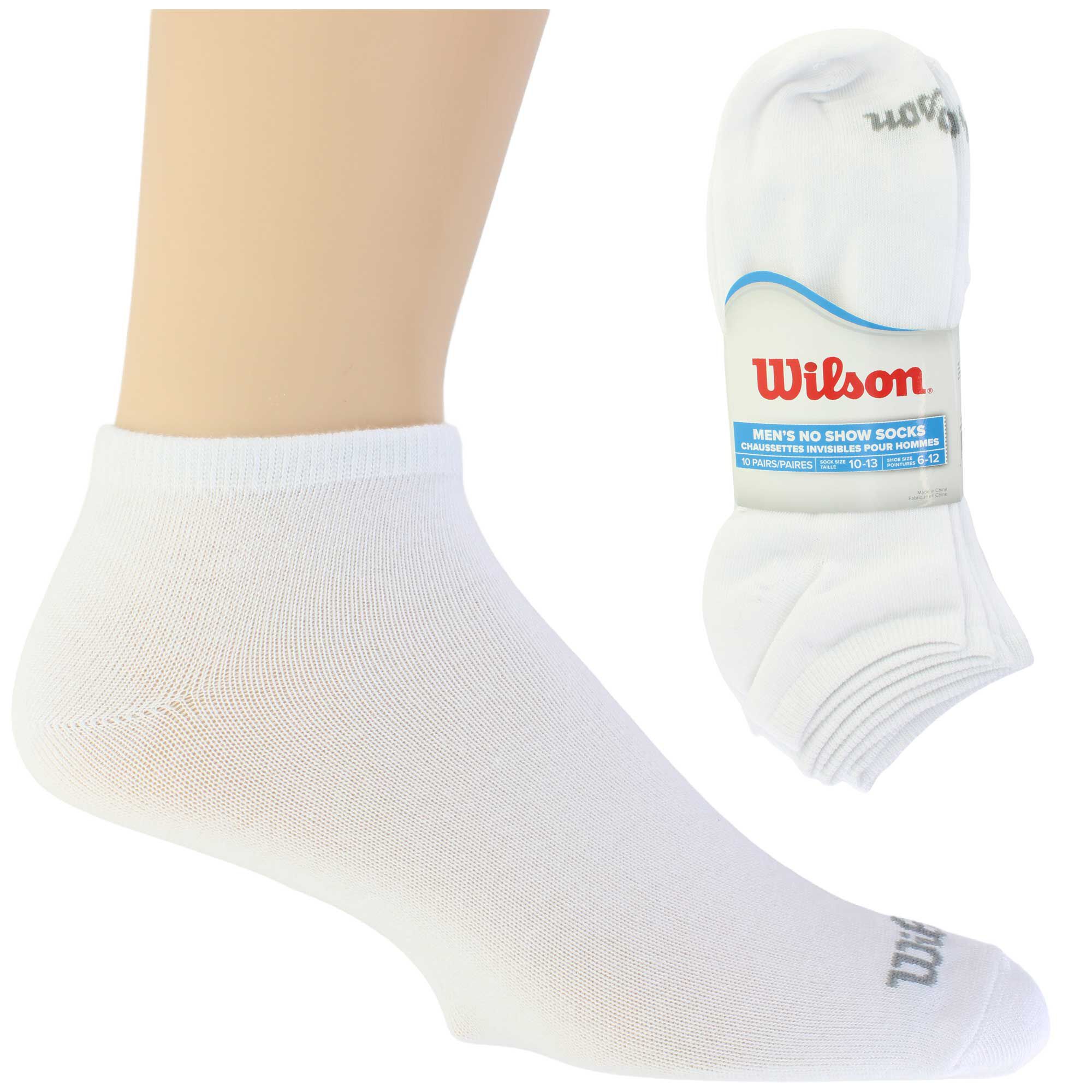 Men's Wilson No-Show 10 for $10 Side View With Package