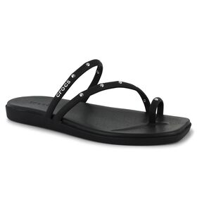 New Arrivals Crocs Miami Toe Loop Studded Sandal Right Side View