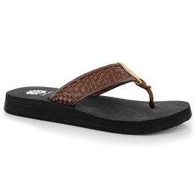 Thong Sandals Yellow Box Fiori Right Side View