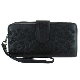  Sam & Hadley Embroidered Wallet/Wristlet Front View