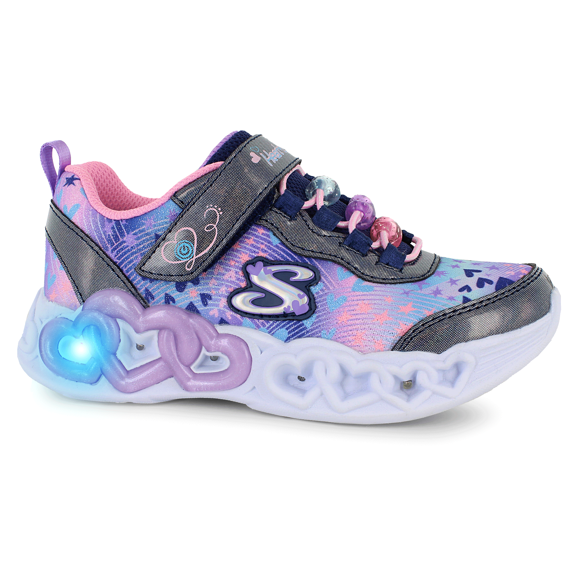 Skechers Infinite Heart Lights - Heart Jewels Right Side View
