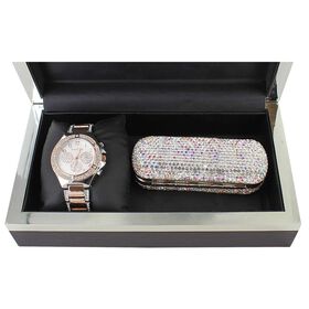 Watches bebe Watch And Cocktail Clutch Set Front Set View