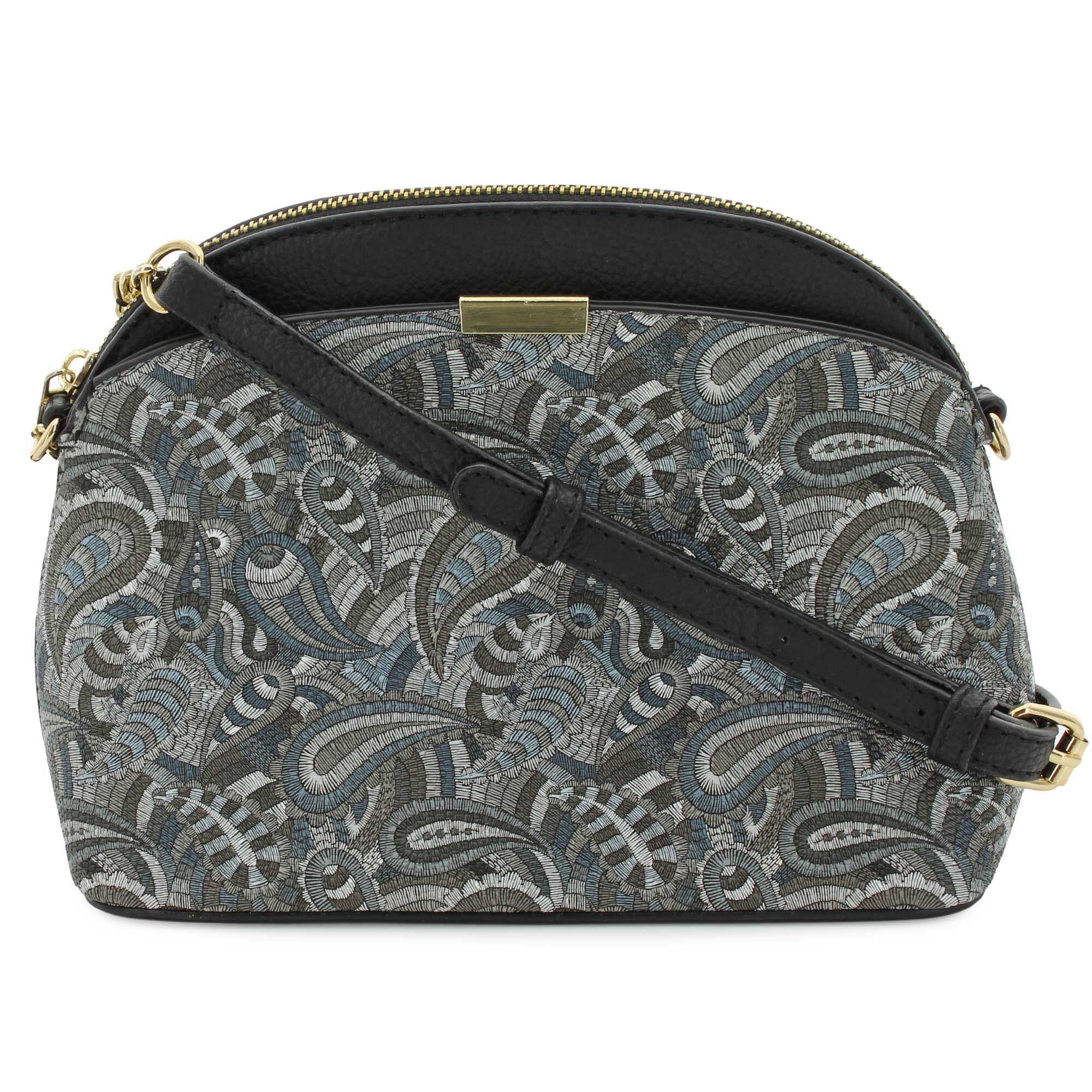 fashion puzzle Dome Crossbody Front View
