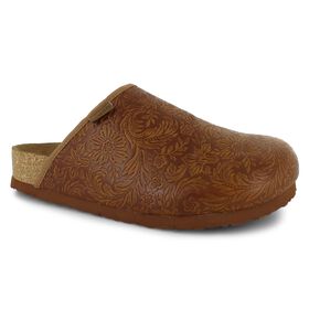 Brown Shoes Flojos Sofia Clog Right Side View