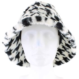 Winter Headwear Couture Gems Houndstooth Bucket Hat Front View