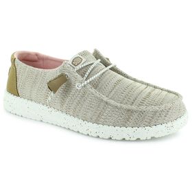 Brown Shoes HEYDUDE Wendy Sport Mesh Right Side View