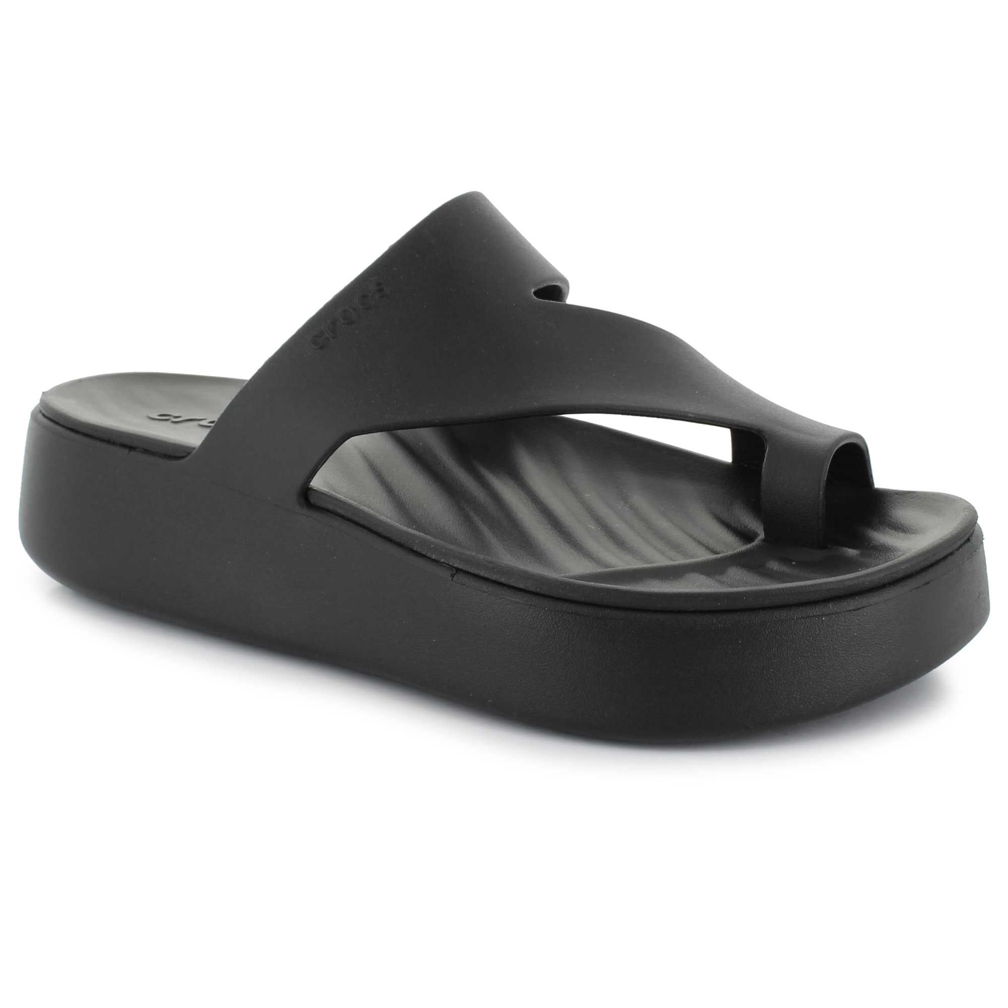 Crocs Getaway Platform Toe-Loop Front View