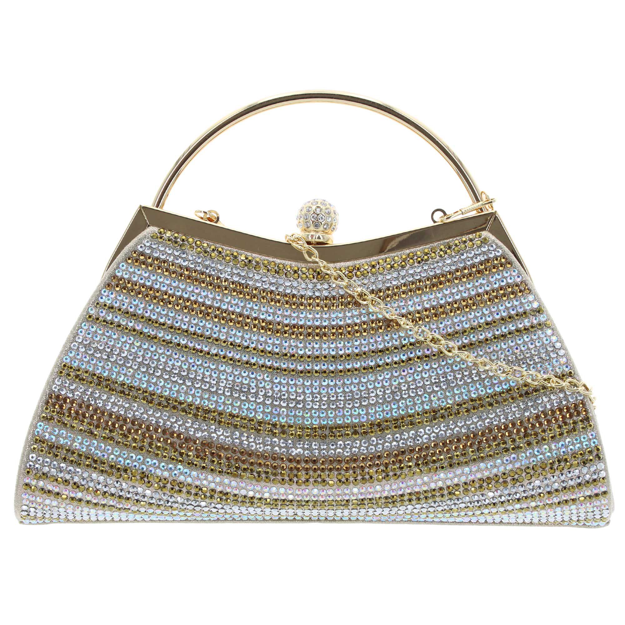 d'margeaux Mulitcolor Top-Handle Bag Front View