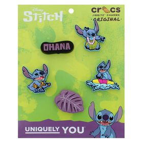 Crocs Jibbitz Crocs Jibbitz Stitch Tropical 5-Pack Front Package View