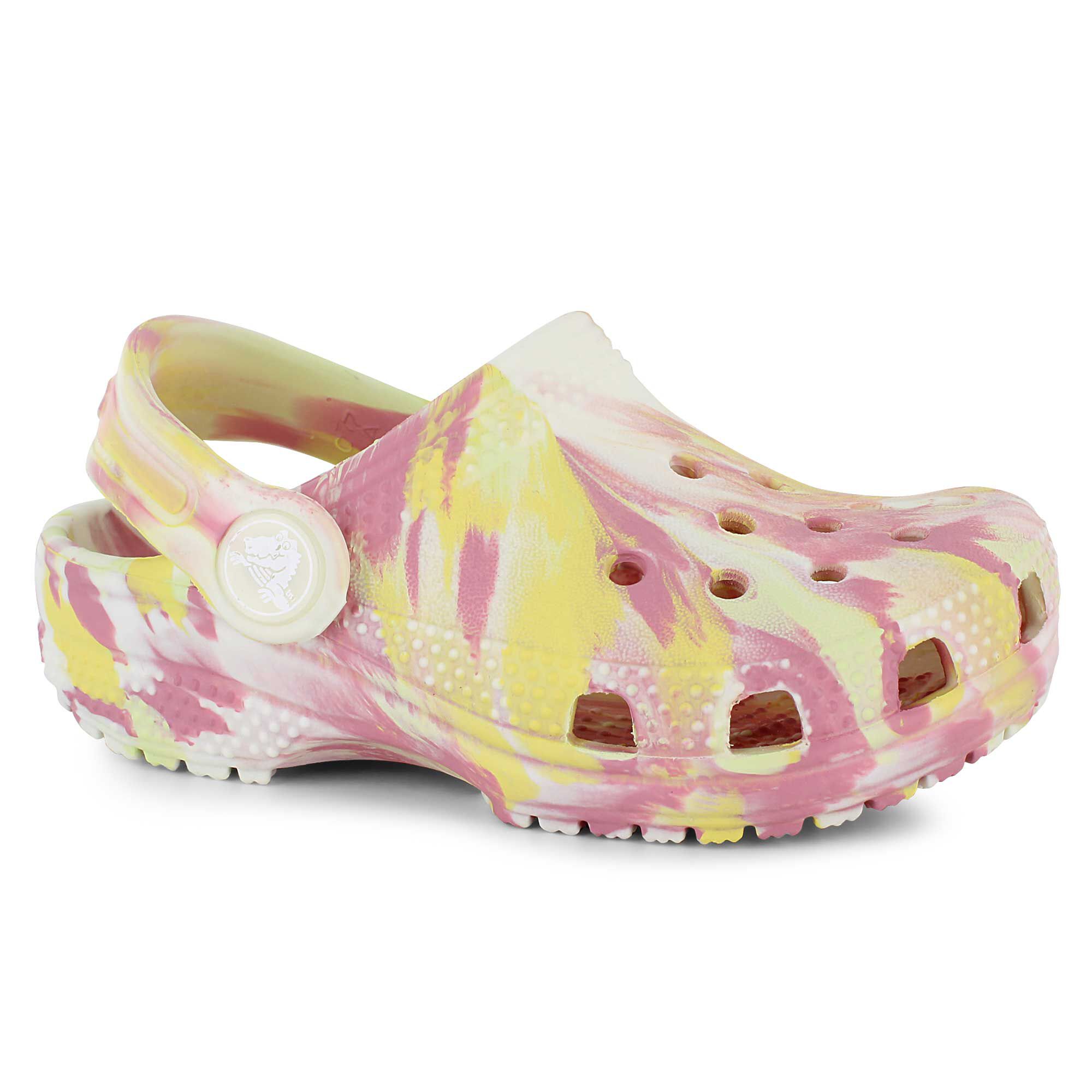 Crocs Classic Marbled Glow-in-the-Dark Clog-T Right Side View