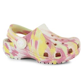 Sandals Crocs Classic Marbled Glow-in-the-Dark Clog-T Right Side View