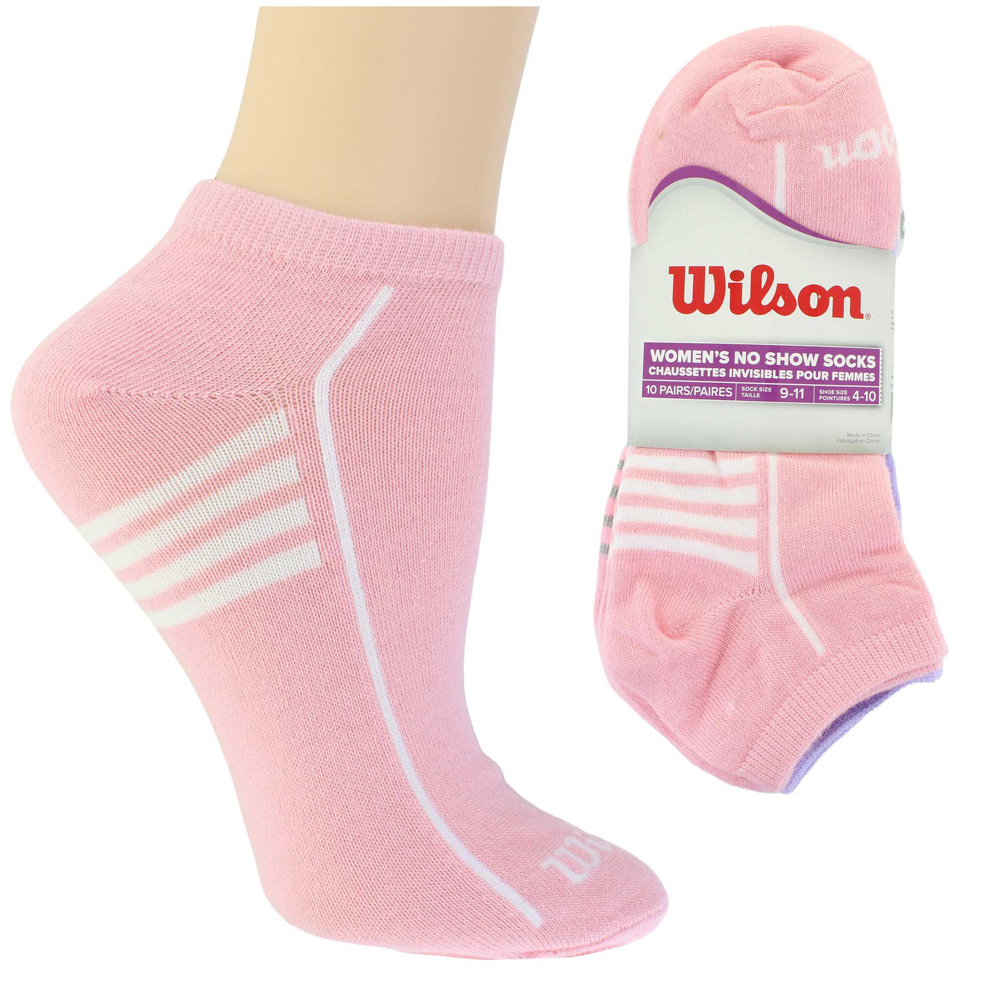 Women's Wilson No-Show 10 for $10 Side View With Package