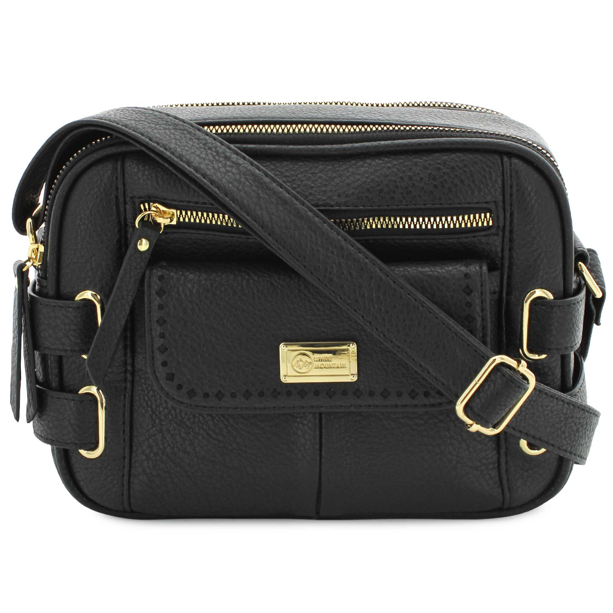 White Mountain Camera Crossbody Super Organizer Front View