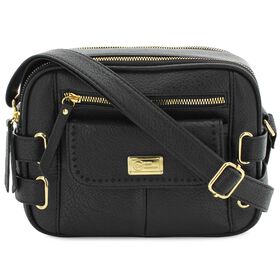New Arrivals White Mountain Camera Crossbody Front View