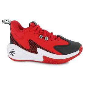 Red and Pink Shoes and Accessories Under Armour Curry 3Z 25 SDE Right Side View