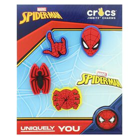 Crocs Jibbitz Crocs Jibbitz Spider-Man 5-Pack Front Package View