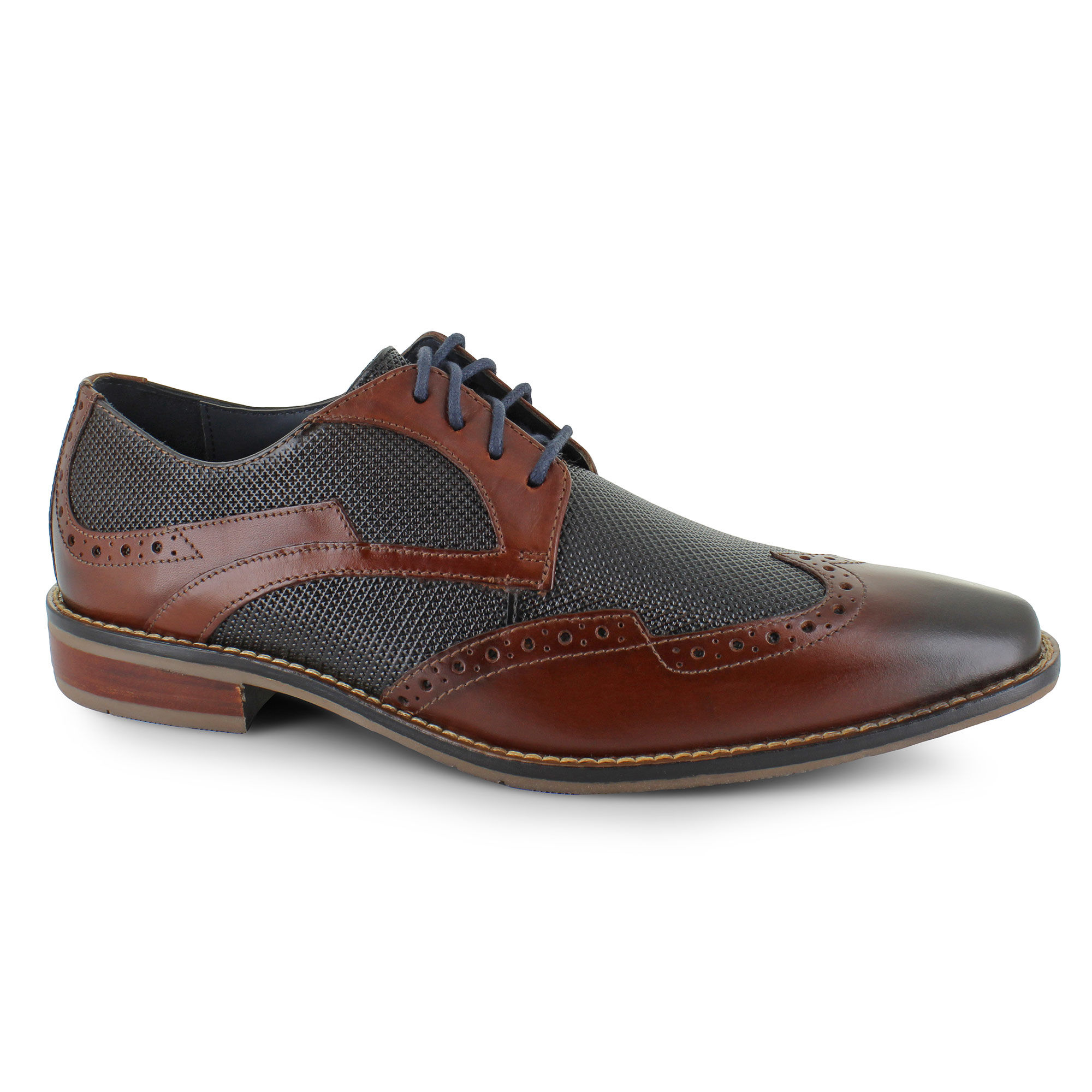 Navy blue stacy adams shoes on sale
