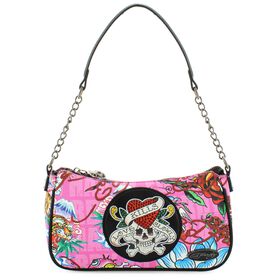 Handbags Ed Hardy Mina Baguette Front View