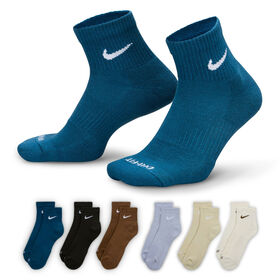 Socks Women's Nike Everyday Cushioned Ankle 6-Pair Pack Side View With Package