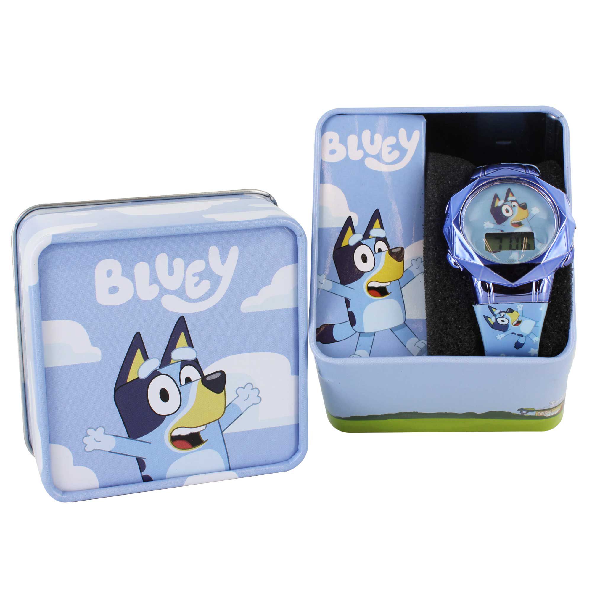 Bluey Digital Digital Watch With Flashing Lights Front Product View