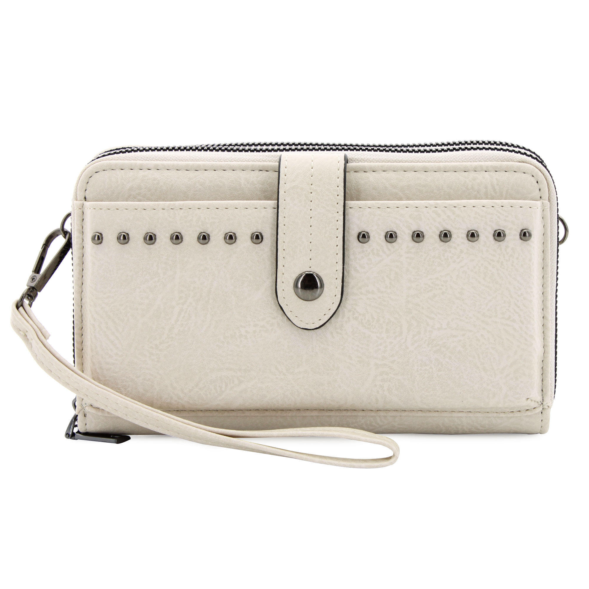 Sam & Hadley Studded Wallet-On-A-String Front View