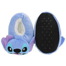  Kids' Disney Stitch Slipper Socks M/L Front and Bottom View