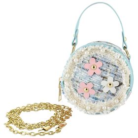 Handbags Willow & Ruby Floral Tweed Mini Bag Front View