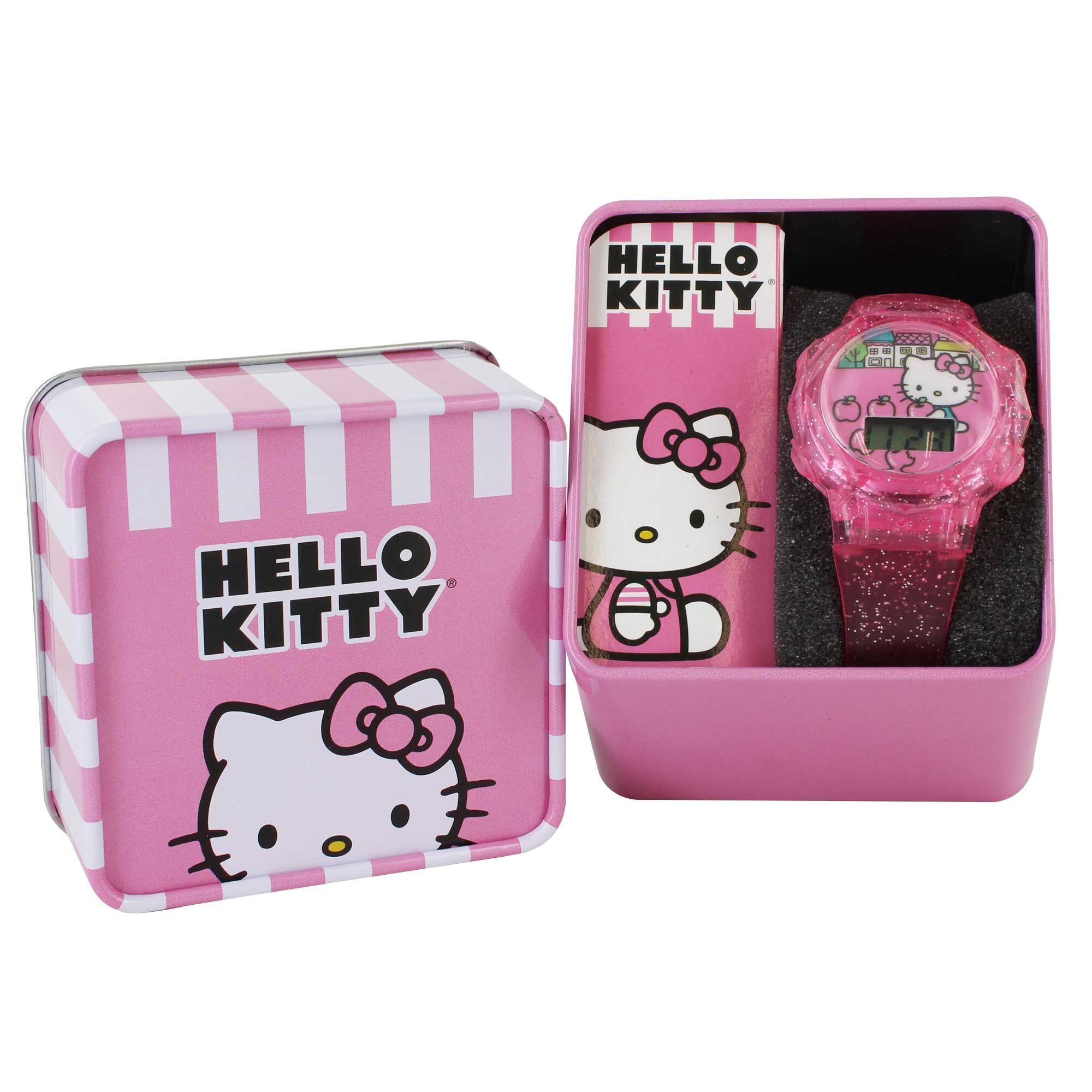 Hello Kitty Digital Watch With Flashing Lights Front Product View