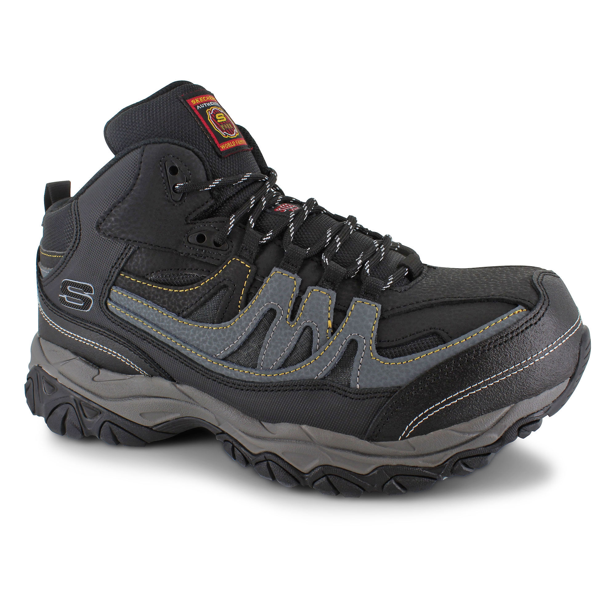 Skechers work boots youth best sale