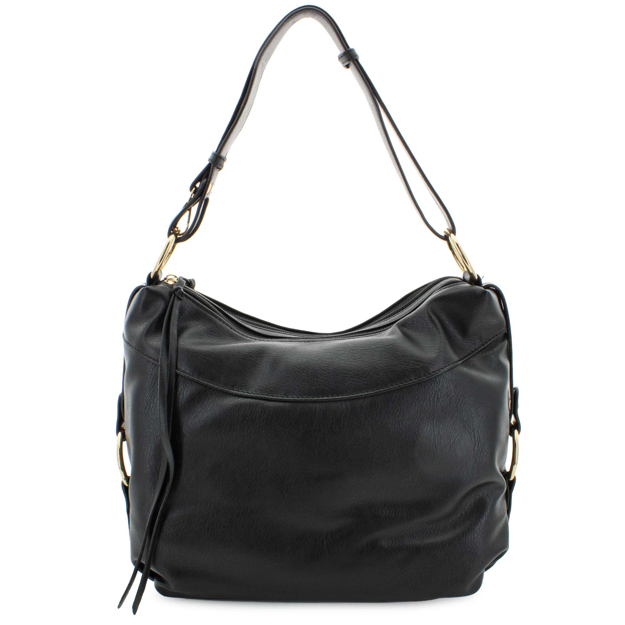 DS Bags Amber Convertible Hobo Front View