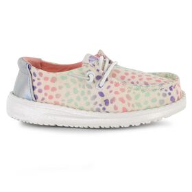  HEYDUDE Wendy Toddler Iridescent Leopard Right Side View