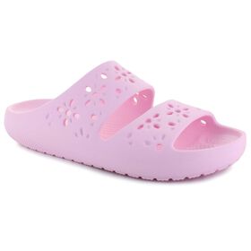  Crocs Classic Floral Cutout Sandal Front View