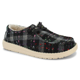 New Arrivals HEYDUDE Wendy Confetti Plaid Cozy Right Side View