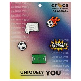 Crocs Jibbitz Crocs Jibbitz Futbol 5-Pack Front Package View