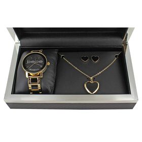 Watches bebe Watch And Heart Jewelry Set Front Set View