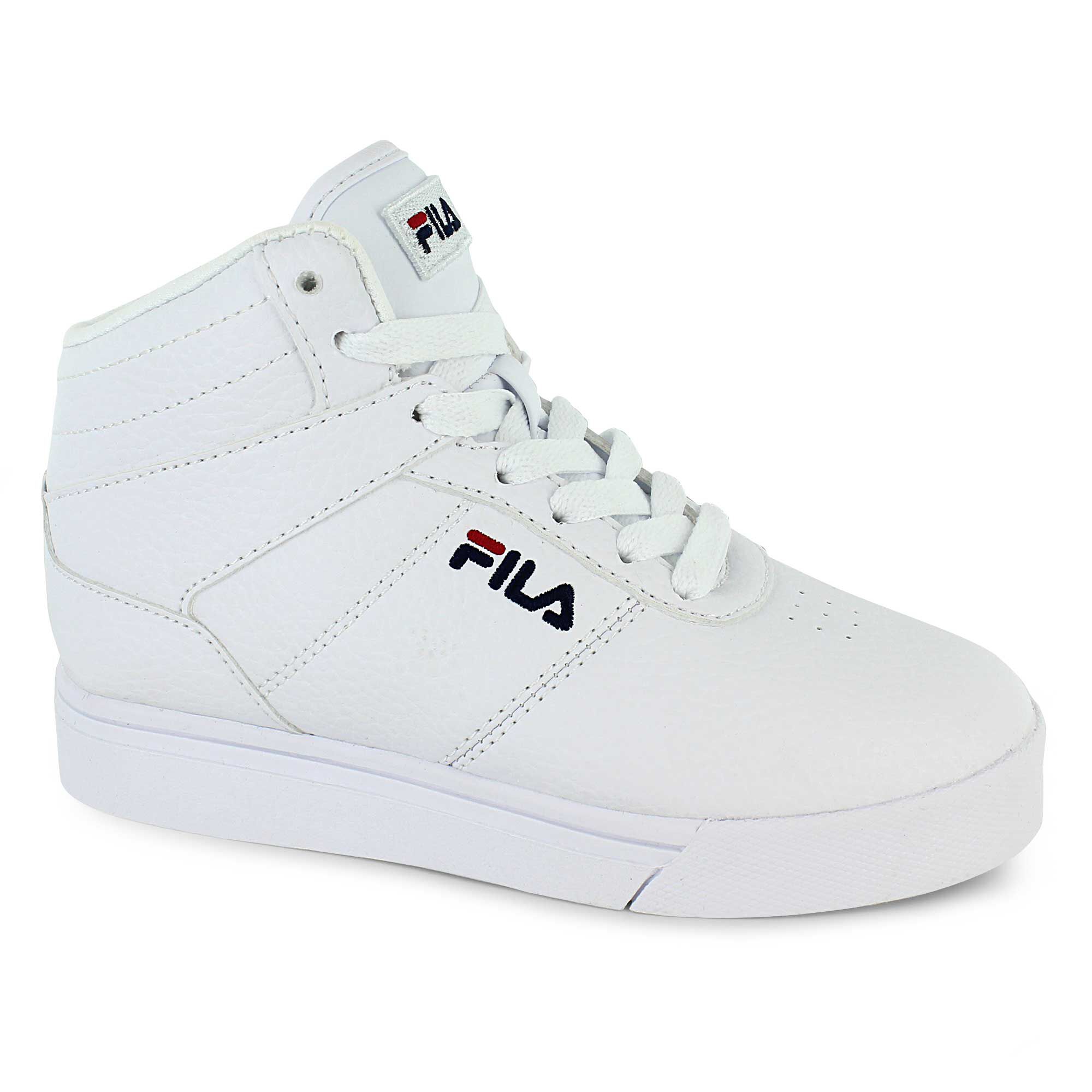 fila white high ankle shoes