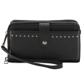 New Arrivals Sam & Hadley Studded Wallet-On-A-String Front View