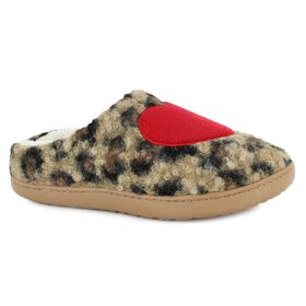 Animal-Print Shoes Cloud Flex Lovely Leopard-Print Slipper Right Side View
