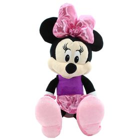 Pink Shoes & Accessories Disney Minnie Mouse Plush Backpack Front View