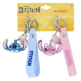 Characters & Collaborations: Shoes & Accessories Disney Stitch Keychain Bag Clip 2-Pack Front Package View