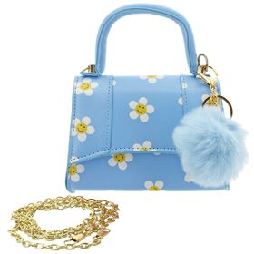 Willow and Ruby Daisy Mini Bag with Pom Bag Charm Willow and Ruby Daisy Mini Bag with Pom Bag Charm, , hi-res