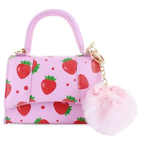 Handbags Willow & Ruby Strawberry-Themed Mini Bag Front View