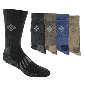  Men's Columbia Crew 4-Pair Pack Side View With Package