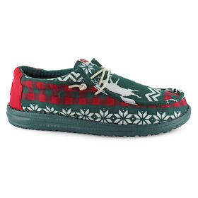 Cozy Boots & Footwear HEYDUDE Wally Holiday Cheers Right Side View