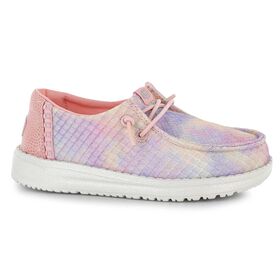  HEYDUDE Wendy Youth Mermaid Shimmer Right Side View