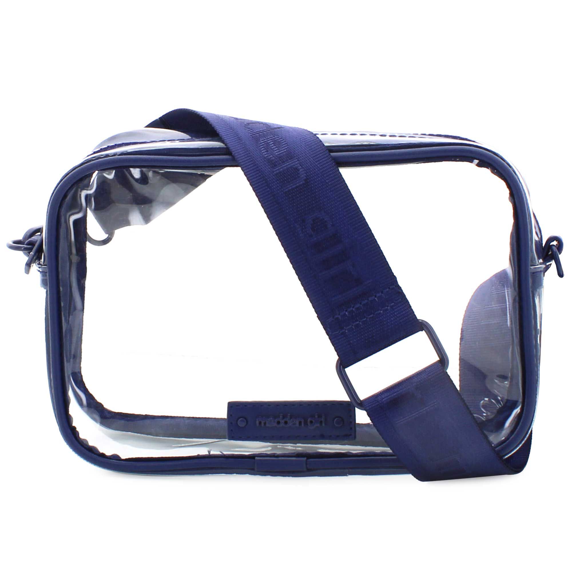 Madden Girl Clear Camera Crossbody Front View